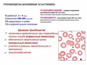 Очень низкие тромбоциты