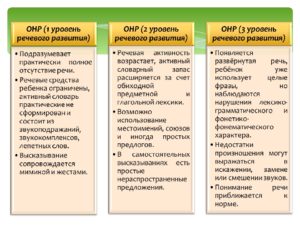 ОНР 3 степени