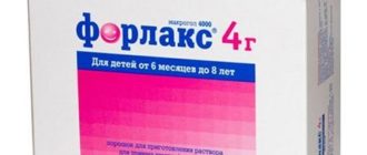 Форлакс ребенку