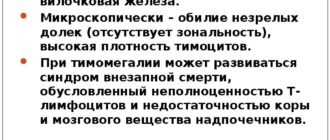 Гиперплазия вилочковой железы у взрослого