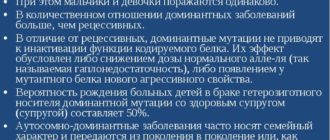 Носительство мутации