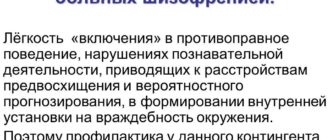 Опасное поведение, возможно шизофрения