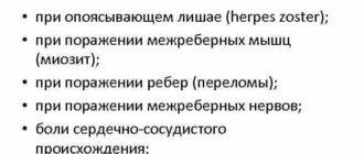 Определение диагноза, опоясывающие боли грудной клетки