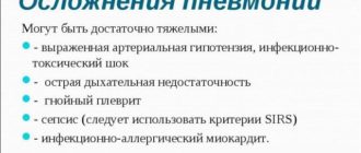 Осложнение на сердце после перенесенной пневмонии