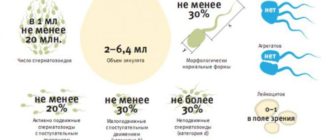 Нормальных сперматозоидов 9%